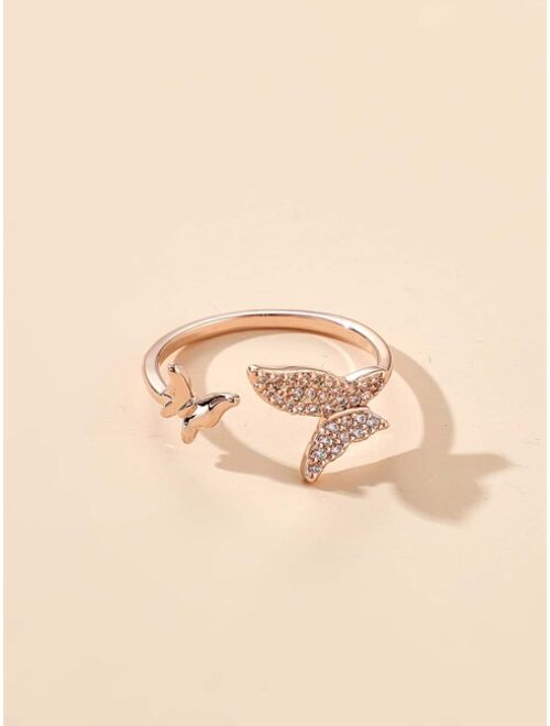 Shein Butterfly Decor Ring