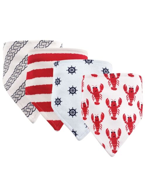 Hudson Baby Bandana 4-Bib Set