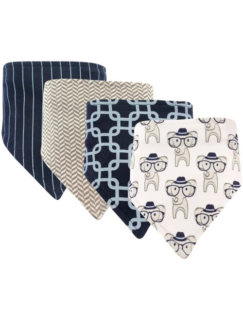 Hudson Baby Bandana 4-Bib Set