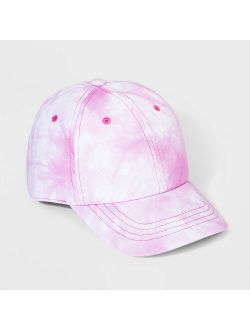 Girls' Tie-Dye Baseball Hat - Cat & Jack Pink