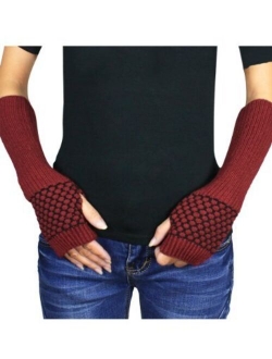 Dahlia Womens Cold Weather Arm Warmers & Fingerless Gloves - Various Styles