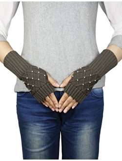 Dahlia Womens Cold Weather Arm Warmers & Fingerless Gloves - Various Styles