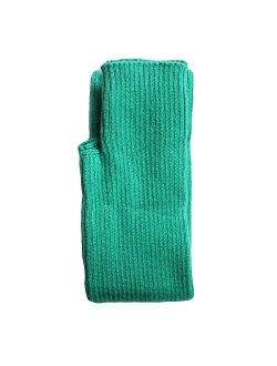 Share Maison Women's Arm Warmers with Thumb Hole Winter Fingerless Stretchy Cashmere Wool Long Gloves Sleeves