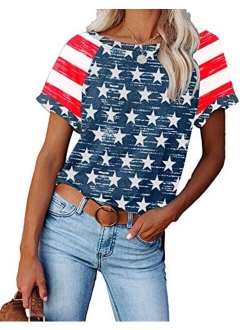 Deerose Womens 4th of July Shirt Patriotic Sleeveless Summer Tank Tops