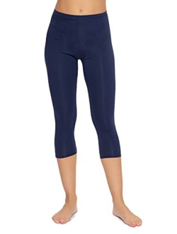 | Cotton Modal Capri Leggings | Super Soft | Lightweight