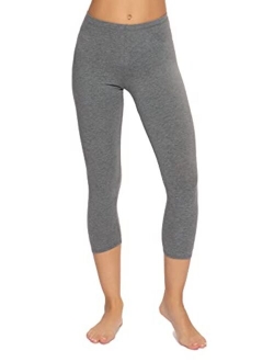 | Cotton Modal Capri Leggings | Super Soft | Lightweight