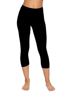 | Cotton Modal Capri Leggings | Super Soft | Lightweight