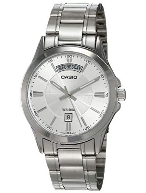 Casio MTP-1381D-7AVDF Men's Analog Quartz Classic Stainless Steel Watch