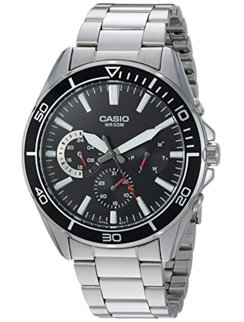 Casio Men's MTD-320D-1AVCF Sports Analog Display Quartz Silver Watch