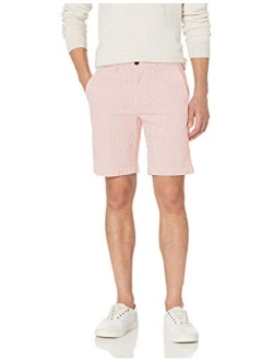 Men's 9" Inseam Comfort Stretch Seersucker Short