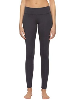 | Sueded Athletic Leggings | Slimming Waistband