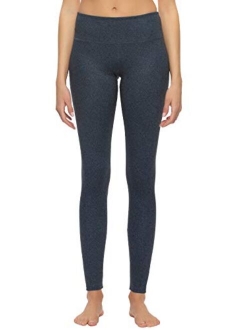 | Sueded Athletic Leggings | Slimming Waistband