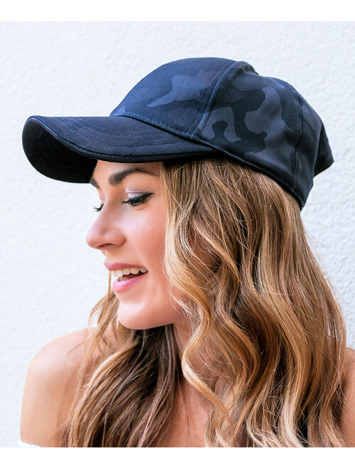 Aili's Corner Dark Navy Camo Baseball Cap