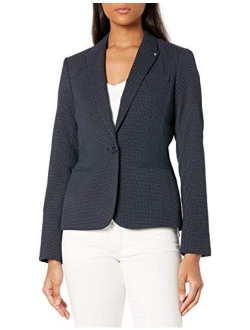 Women's One Button Blazer