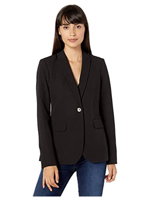 Tommy Hilfiger Women's One Button Blazer