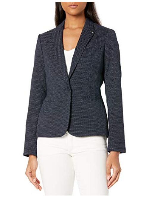 Tommy Hilfiger Women's One Button Blazer