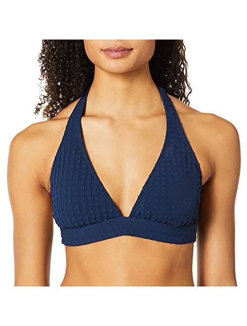 La Blanca Women's Banded Halter Bra Bikini Swimsuit Top