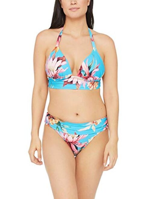 La Blanca Women's Banded Halter Bra Bikini Swimsuit Top