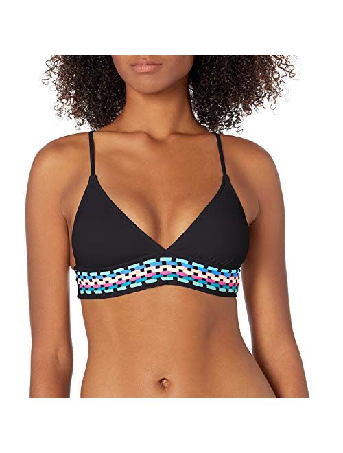 La Blanca Women's Banded Halter Bra Bikini Swimsuit Top