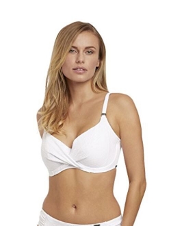 Fantasie Womens Ottawa Underwire Wrap Front Full Cup Bikini Top