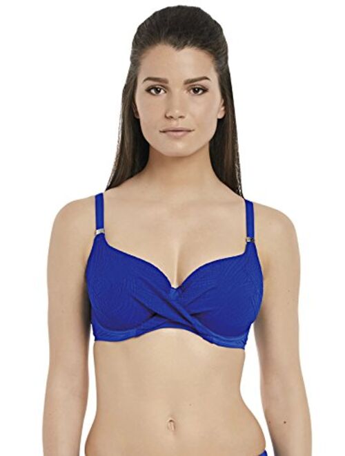 Fantasie Womens Ottawa Underwire Wrap Front Full Cup Bikini Top