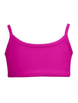 City Threads Girls Bikini Top Made with Recycled Fabric Active Wear UPF50+ for Beach and Pool