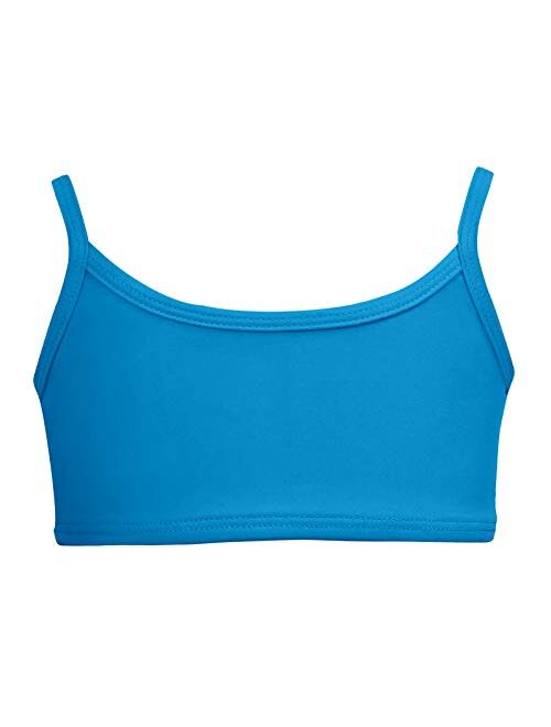 City Threads Girls Bikini Top Made with Recycled Fabric Active Wear UPF50+ for Beach and Pool