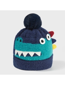 Hat 2021 Baby Newborn Infant Baby Boys Girls Warm Knit Crochet Dinosaur Hat Pompon Beanie Cap шапка шапка