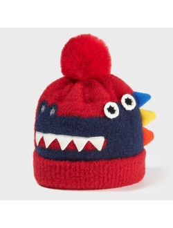 Hat 2021 Baby Newborn Infant Baby Boys Girls Warm Knit Crochet Dinosaur Hat Pompon Beanie Cap шапка шапка