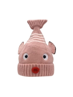 2021 Newborn Girl Boy Baby Hat Infant Winter Warm Cartoon Earflap Knit Crochet Beanie bunny hat bonnet enfant garçon шапка шапка