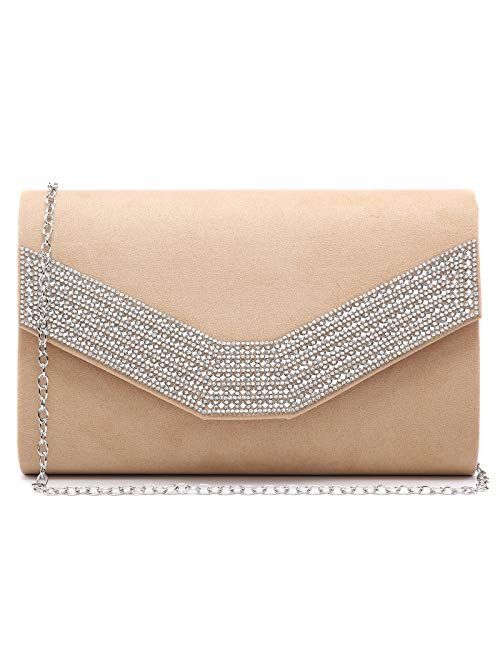 Dasein Women's Evening Bags Formal Party Clutches Wedding Purses Cocktail Prom Handbags