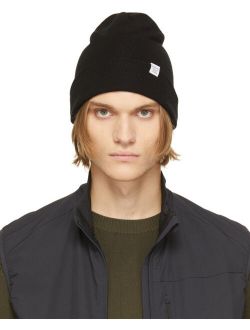 Norse Projects Black Norse Top Beanie