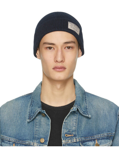 RRL Navy Watch Cap Beanie