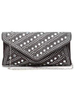 Rhinestone Evening Bags Envelope Clutch Purses Handbags Studded Evening Purses for Prom Party Wedding