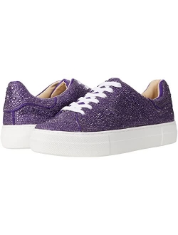 SB-Sidny Silver Rhinestone Glitter Platform Sneakers