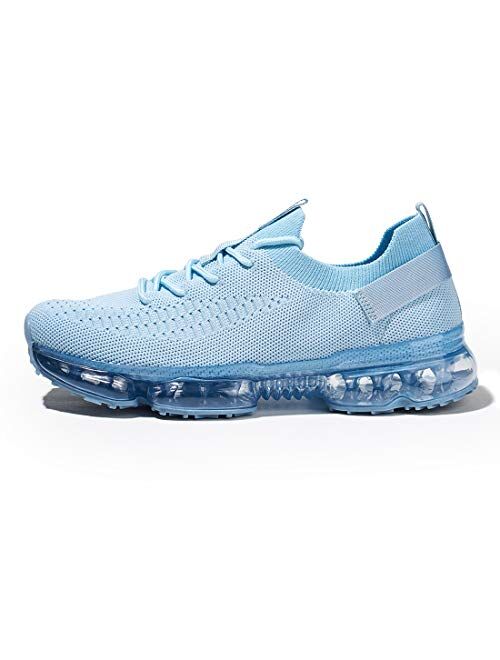 LUCKY STEP Women Air Cushion Fashion Sneakers Breathable Casual Comfortable Lightweight Walking Shoes