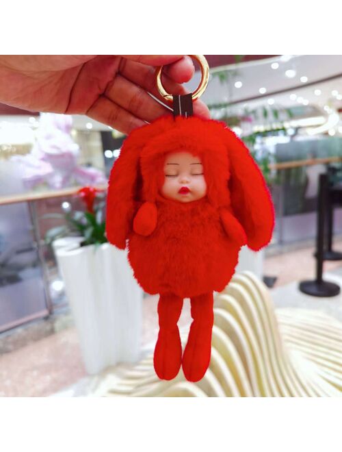 RUIYI 10PCS plush toy Plush Dolls doll pendant keychain Soft doll Soft Stuffed Bears Toy Doll toy gifts