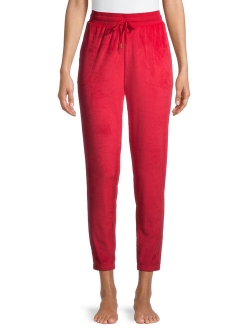 Women's and Women's Plus Velour Jogger