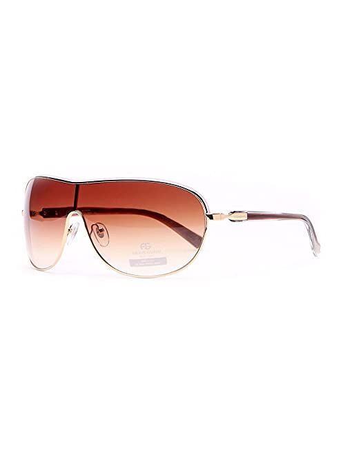 Anais Gvani By Dasein Womens Shield Frame Fashion Sunglasses UV400 Protection