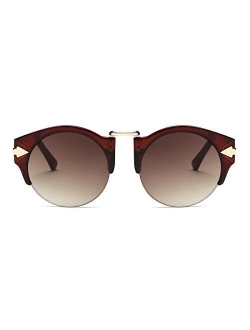 Classic Round Sunglasses for Women 100% UV Protection