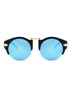 Classic Round Sunglasses for Women 100% UV Protection