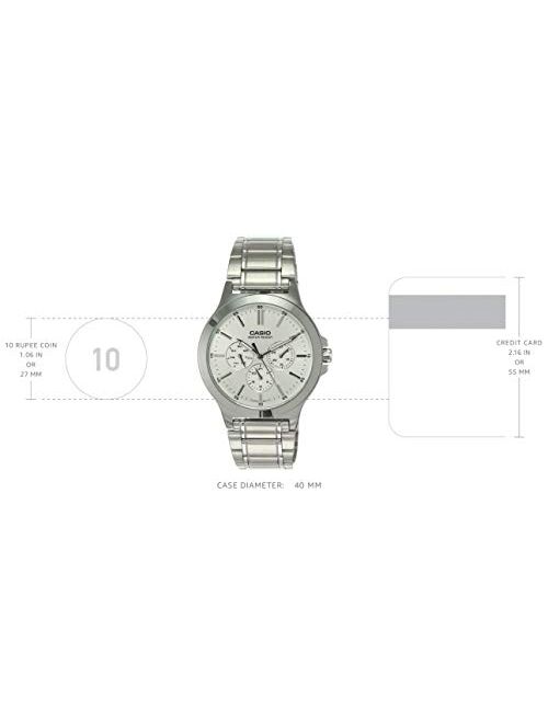 Casio Multi-Dial Stainless Steel Men's Watch MTP-V300D-7AV