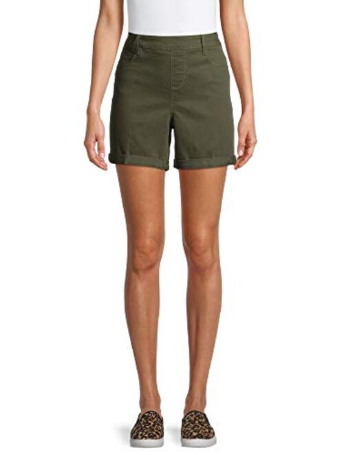 Time and Tru Women's Pull on Short