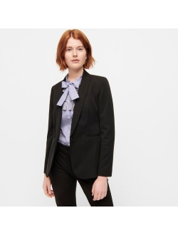 Parke blazer in bi-stretch cotton