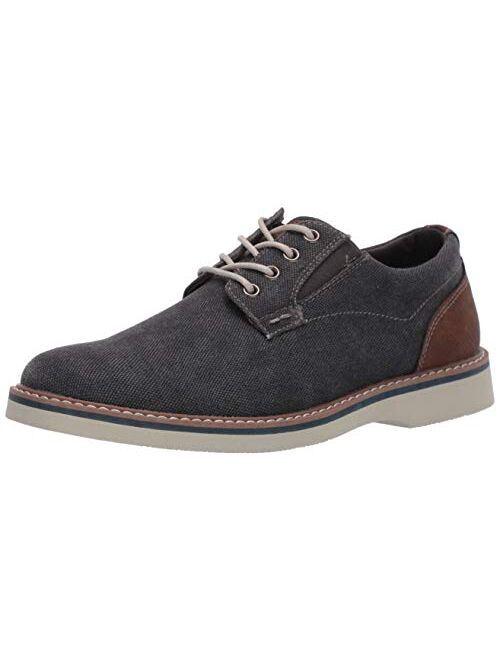 Nunn Bush Men's Barklay Canvas Plain Toe Oxford Lace Up