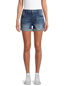 Women's Mid-Rise Denim Shorts