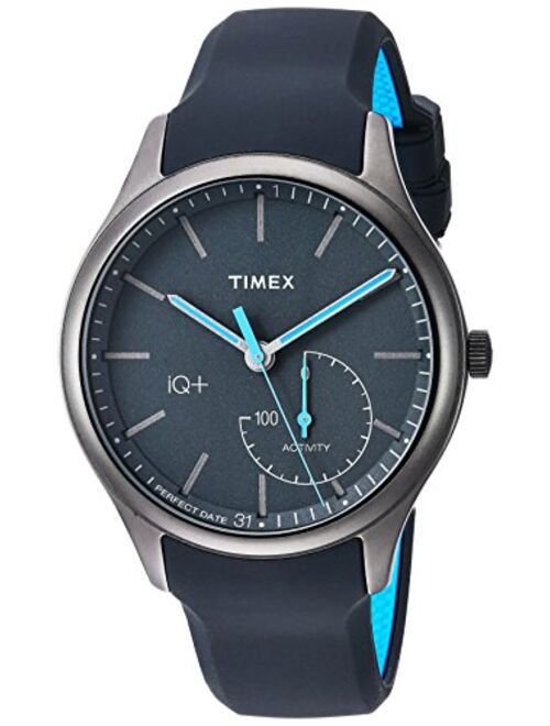 Timex Men's IQ+ Move Activity Tracker Silicone Strap Smart Watch