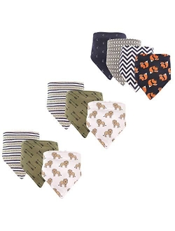 Baby Infant Boy Cotton Bandana Bibs 4pk, Airplane, One Size