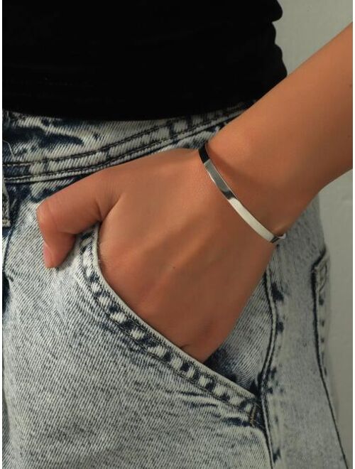 Shein Stainless Steel Bangle