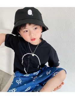 Family Kids Boy Girl Men Women Cartoon Animal Jaw Bucket Head Cap Hip Hop Fisherman Hat Baby Hats